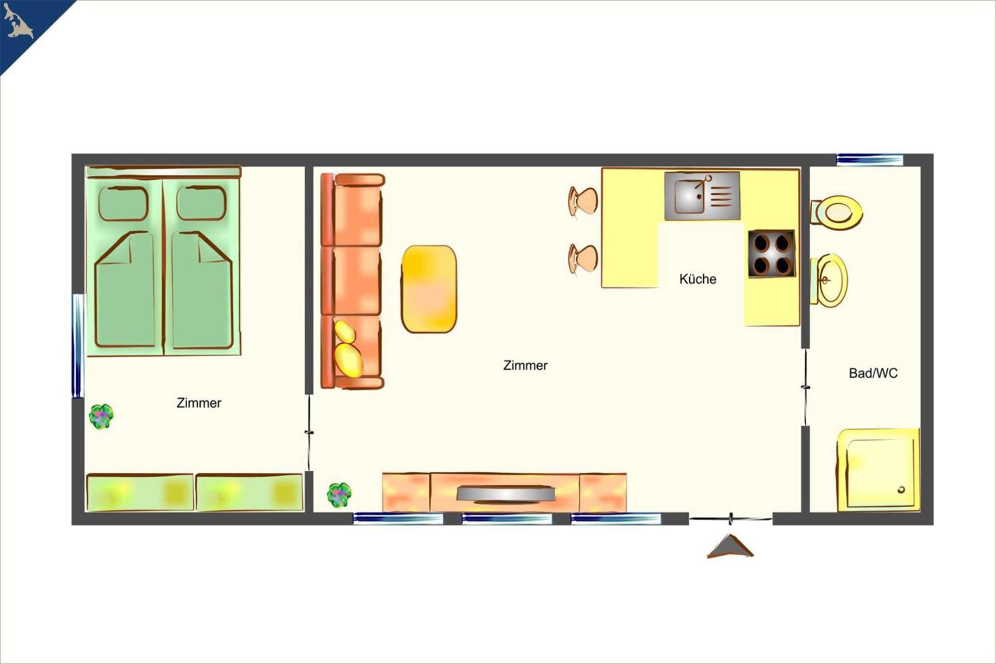 Ferienresort Moewenort Luetow Bungalow 5 Lutow المظهر الخارجي الصورة